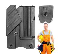 Tape Measure , Cinturón Clip Tool Holder, Quick Access Carrier, Durable Nylon Construction with Smooth Secure Fit Ideal for Handymen Electricians Projects, 1 Set