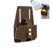 Tape Measure Holder - 133 mm Leather Tape | Leather Tappe Measure Holder Tool Tapes Pouch Attach To Belt, Tappe Meassure Holdder For Carpenters Electricians
