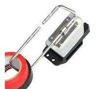 Tape Measure Holder - Quick Release Belt Clip Attachment, Heavy Duty Tool Belt Hook, Electrician Carpentry Accessory, Carabiner Style Secure Locking Measuring Tape Carrier Woodwork Construction Use