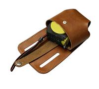 Tape Measure Pouch | Leather Portable Small Pocket,Tape Measure Belt Holder Pouches, Ideal For Indoor Outdoor Construction Home Garage Garden Woodworking Wiring Workshop