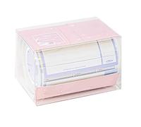 Tape Roll Sticky Note Multipurpose Strong Adhesion Pull Out Portable Roller Sticky Notes for Fridge Messages Office Home School (Void)