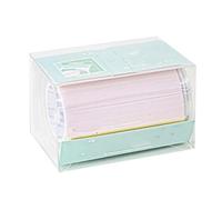 Tape Roll Sticky Note Multipurpose Strong Adhesion Pull Out Portable Roller Sticky Notes for Fridge Messages Office Home School (Ruled Paper)