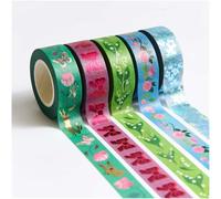 Tape Set La Vie En Rose, Green / Blue FSC MIX