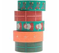 Tape Set Weihnachtsmarkt, Neon FSC MIX, 5 Stk.