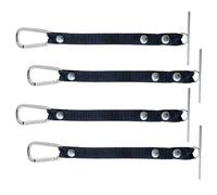 Tape Thong - Cinta Holder Chains, Non-Slip Polyester Tapee Holder, Electrical Contractor Tool Belt | Rust-Proof Strip Gadget Clip for Drywall Electrician Construction Work Warehouse Automotive