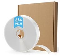 TAPEBEAR Cinta de Butilo Blanco 19mm x 9M, 3mm Grueso Cintas Adhesivas de Butilo Doble para Reparación de Vehículos de Fugas Ventana de Vidrio Sellado de Barcos Sellado de Techo EPDM