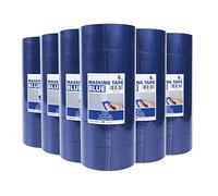 TAPEBEAR Cinta de Pintar, multisuperficie de 48mmx55m Cinta de Pintor, Cintas de enmascarar profesionales, Adhesiva no deja residuos, Anti UV para automóviles, pintura mural, 36Rollo