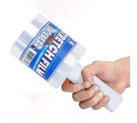 TAPEBEAR Film Transparente Para Embalar Con Asas Rollo Alta Elasticidad Estiramiento 10cm x 305M, Mini Film Elástico, Film Resistente de Plástico para Paletizar Embalaje, Mudanzas y Envoltura