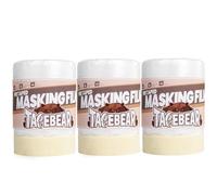 TAPEBEAR Película Para Enmascarar, 550mm x 27m Plastico Cubretodo, 2 En 1 Cinta De adhesiva Pintor Protector, Película De Plástico Resistente Al Agua Y Al Polvo, Para Auto, Cubrir Muebles, 3 Rollos