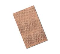 TapeCase 1245 - Cinta adhesiva de cobre y acrílico en relieve de 3M, 1245, 0,0083" de espesor, 4" de largo, 3" de ancho, 25 unidades