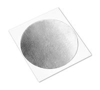 TapeCase 433 CIRCLE-4.000"-100 - Cinta adhesiva de aluminio y silicona de alta temperatura, 4,000" de diámetro, 0,0036" de grosor, 4,000" de longitud, 4,000" de ancho (paquete de 100)