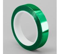 tapecase metalizado película de poliéster cinta (Varios Tamaños), 1" x 72yd, Green, 1