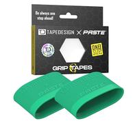 TAPEDESIGN - Espinilleras Grip Tapes de Silicona, Fútbol Hombres Mujeres Verde - Soporte para Calcetines de fútbol