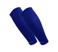 Tapedesign - “TUBES” 1 Pares Medias Futbol Sin Pie Azul, Calcetines Deporte Hombre Mujer Niño, Medias Tubular, Tube Socks, Soccer Shin Guard Sleeves