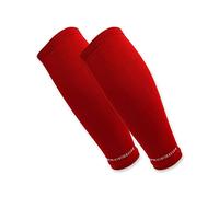 Tapedesign - “TUBES” 1 Pares Medias Futbol Sin Pie Rojo, Calcetines Deporte Hombre Mujer Niño, Medias Tubular, Tube Socks, Soccer Shin Guard Sleeves