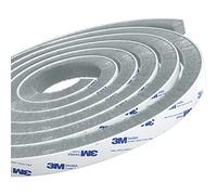 Tapel Burlete de cepillo autoadhesivo con adhesivo 3M 9448, sellado superfuerte, burlete para ventanas, puertas correderas y armario, 5 m (largo) x 9 mm (ancho) x 15 mm (profundidad)