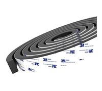 Tapel Burlete de espuma con adhesivo 3M 9448 - Cinta selladora superresistente a la intemperie - Tiras de aislamiento acústico para puertas de ventanas - 2 piezas en total 8 m de largo, 12 mm (ancho)