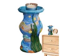 Taper Candle Holders - Resin Art Table Decorations, Tea Light Holder, Home Event Centerpiece, Modern Decorative Candle Stand for Party, Wedding, Christmas, Thanksgiving, Farmhouse