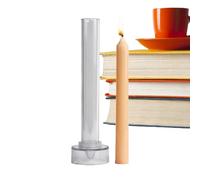 Taper Candle Mold, Reusable Candle Making Molds for Beginners, Non Stick Casting Craft Supplies with Easy Release, Homemade Candles for Adults Women Home Church Christmas Holiday Decorations