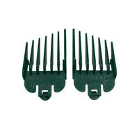 Taper King Juego de protectores de peine guía para cortapelos - Se dilata y se decolora en casa. Esmeralda (#3 a #8) - Compatible con cortaúñas Wahl/Conair