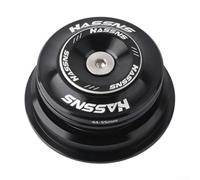 Tapered Bike Headset 44-56mm Aluminum Alloy Silent(Black 44-55MM) | Sealed bearings, silent rotation, tapered fork compatible, 44-56mm head tube, smooth steering