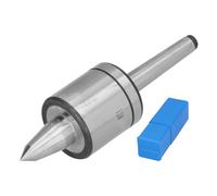 Tapered Turn Center MK1, Live Center 60° Tailstock, Centro Giratorio de Alta Velocidad para Máquinas de Madera, Herramienta de Torno CNC de Precisión con Morse Taper MK1 para Talad