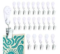 Tapestry Hangers - Non Slip Rug Wall Hanger, Wooden Display Clamps | Decorative Fabric Hanging Frame Durable Wall Mount Banner Holder Easy Install Home Display Accessory for Bedroom Living Room Office