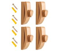 Tapestry Hangers, Wooden Quilt Hangers, 3,15 x 1,26 in Wall Display Clips, Decorative Wood Carpet Blanket Holders, Versatile Use for Bedroom, Living Room, Bathroom