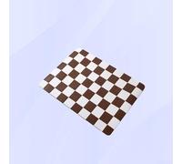 Tapete absorbente de drenaje de barro de diatomeas con diseño de cuadros nórdicos y base antideslizante para proteger las encimeras de la cocina de la humedad y el calor