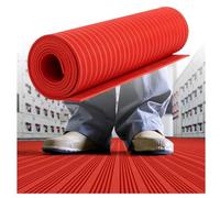 Tapete Aislante De Goma De 3 Mm De Grosor, Tapete Aislante Eléctrico De 6 KV Resistente A Alto Voltaje, Tapete Cortable para Protección contra Descargas Eléctricas(Red-3mm,1.2x5m/3.9x16.4ft)