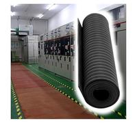 Tapete Aislante para Sala De Distribución De Energía, Almohadilla Aislante De Goma De 3,5 M, 4,8 M, 6,3 M, 7,6 M Y 9,1 M con Textura Antideslizante, Tapete Aislante De Goma Personalizable Y Cortable
