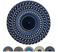 Tapete animado Zoetrope Slipmat 20cm para tocadiscos, Slipmat de vinilo animado con efecto de
