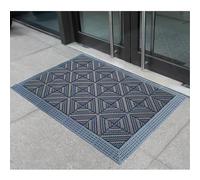 Tapete antideslizante resistente para puerta de entrada, lavable para exteriores, para lluvia, nieve y polvo, tapete grande para negocios y uso doméstico