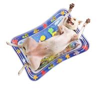 Tapete de agua para mascotas, tapete de agua, tapete de agua sensorial, almohadillas de juego inflables para el tiempo de barriga, tapete de enfriamiento para mascotas, tapete de enfriamiento para