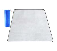 Tapete de aluminio para camping, grande, impermeable, plegable, portátil | Colchoneta de dormir al aire libre para picnic, playa, jardín, parque, césped, senderismo, escalada, actividades al aire