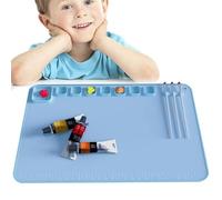 Tapete de arte, 24in x 16in Resina Joyas Fundición Moldes Mat Antiadherente Antideslizante, Accesorios de pintura lavables que no manchan para niños, niñas, niños, adultos