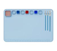 Tapete de arte | 24in x 16in Resina Joyas Fundición Moldes Mat Antiadherente Antideslizante,Accesorios de pintura lavables que no manchan para niños, niñas, niños, adultos