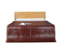 Tapete de bambú para dormir de verano, almohadilla de enfriamiento portátil, plegable, cojín de aire acondicionado, tapete suave para cama de verano (color: A: tamaño: 0,9 x 1,9 m)