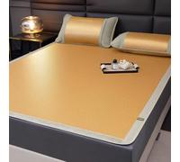 Tapete de bambú refrescante, tapete plegable de verano, tapete de refrigeración tejido para cama, hogar, escuela, dormitorio