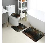 Tapete de baño de escena de teatro, diseño clásico de cortinas absorbentes, antideslizante, alfombra de baño de espuma viscoelástica artística lavable para decoración del hogar