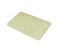 Tapete de baño de espuma viscoelástica de lujo de masaje grueso, antideslizante, absorbente de agua, lavable a máquina, ultrasuave, cómodo, para puerta, lavandería, bañera, 18 x 30 pulgadas