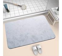 Tapete de baño súper absorbente y antideslizante, de secado rápido, 60 x 90 cm, antideslizante, para lavandería, entrada y escritorio, versátil, lavable a máquina