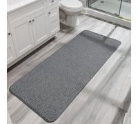 Tapete de baño, ultra delgado, tapete de baño grande para baño, secado rápido, antideslizante, lavable a máquina, pelo bajo, alfombra de baño, ducha exterior, fregadero, accesorios de decoración del