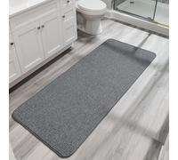 Tapete de baño, ultra delgado, tapete de baño grande para baño, secado rápido, antideslizante, lavable a máquina, pelo bajo, alfombra de baño, ducha exterior, fregadero, accesorios de decoración del