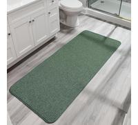 Tapete de baño, ultra delgado, tapete de baño grande para baño, secado rápido, antideslizante, lavable a máquina, pelo bajo, alfombra de baño, ducha exterior, fregadero, accesorios de decoración del