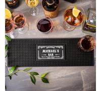 Tapete de bar personalizado, antideslizante, tapa de goma de PVC, nombre de barra personalizado, tapete para derrames, hogar, bar, cafetería, regalos para camareros, amantes de la