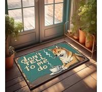 Tapete de bienvenida para exteriores con texto en inglés "Don'T Tell Me To Do" (65 x 90 cm)
