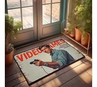 Tapete de bienvenida para puerta delantera, videojuegos: tecnología mal utilizada en ciencia y medicina, felpudo para decoración de campistas para interiores y entradas (50 x 80 cm)