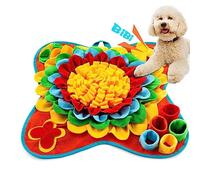 Tapete de búsqueda para perros - Almohadilla antideslizante para olfatear cachorros | Rompecabezas interactivo de alimentación para aburrimiento, tapete de búsqueda de mascotas para liberación de