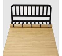 Tapete de cama de listones de bambú, plegable, enrollable, base de cama, artefacto de endurecimiento para protector de cintura, marco de cama de madera, tapete de dormir de verano, almohadilla de cama